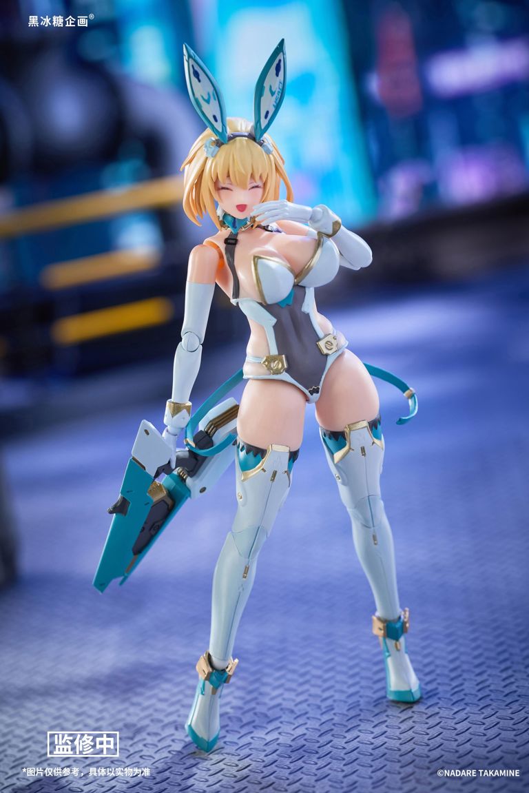Black Rock Candy Project Bunny Suit Planning Sophia F. Shirring (Light Blue Hoodie Ver.) 1/12 Scale Action Figure