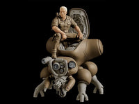 Ghost in the Shell PLAMAX MF-95 minimum factory Batou with Fuchikoma (Manga Ver.) 1/20 Scale Model Kit