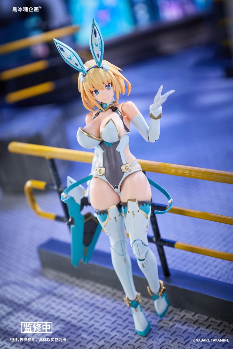 Black Rock Candy Project Bunny Suit Planning Sophia F. Shirring (Light Blue Hoodie Ver.) 1/12 Scale Action Figure