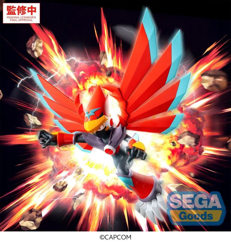 Mega Man Battle Network Luminasta Mega Man Falzar Beast Figure