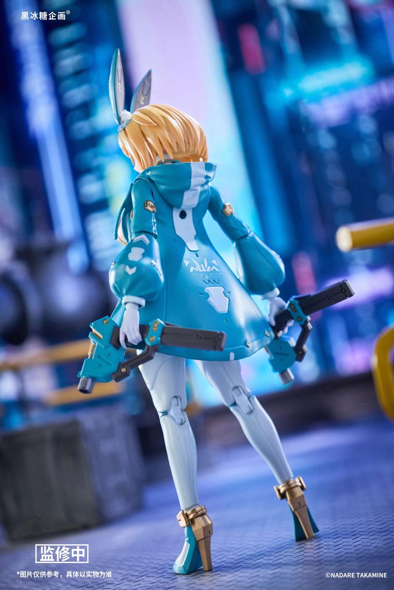 Black Rock Candy Project Bunny Suit Planning Sophia F. Shirring (Light Blue Hoodie Ver.) 1/12 Scale Action Figure