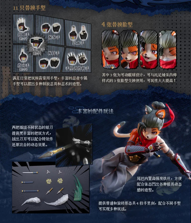 Mystic Land Tonia (Tigris Ninja Ver.) 1/12 Scale Action Figure