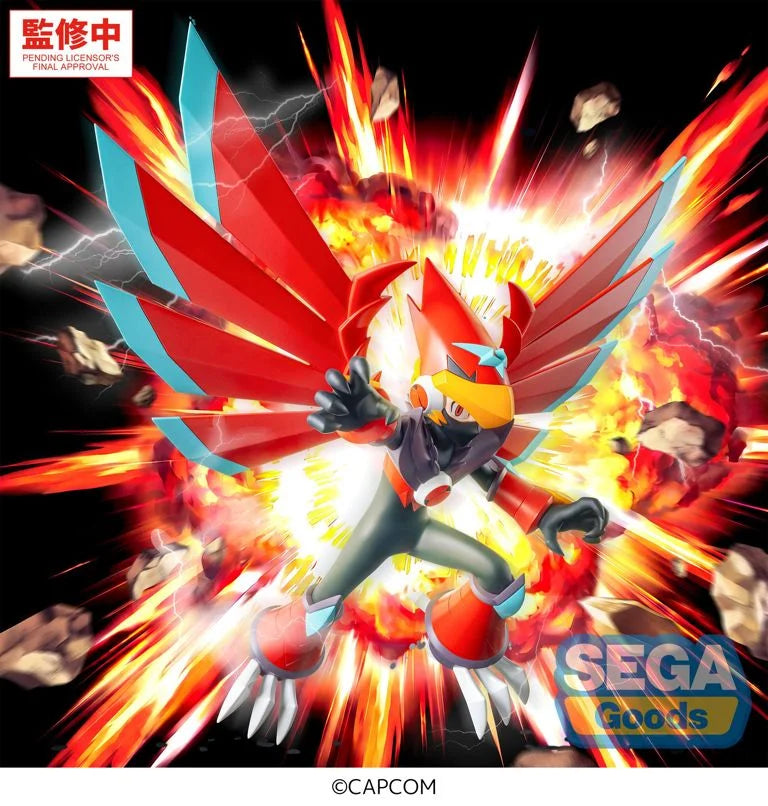 Mega Man Battle Network Luminasta Mega Man Falzar Beast Figure