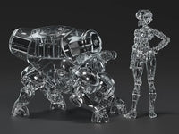 Ghost in the Shell PLAMAX MF-96 minimum factory Motoko Kusanagi with Fuchikoma (Manga Thermoptic Camouflage Ver.) 1/20 Scale Model Kit