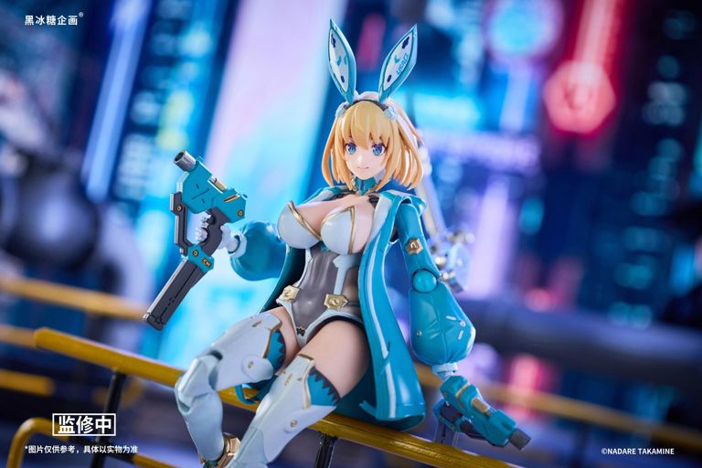 Black Rock Candy Project Bunny Suit Planning Sophia F. Shirring (Light Blue Hoodie Ver.) 1/12 Scale Action Figure