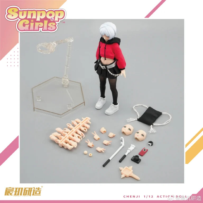 Sunpop Girls SPG-001 Gu Yucheng (Traveler) 1/12 Scale Action Figure (With Bonus)