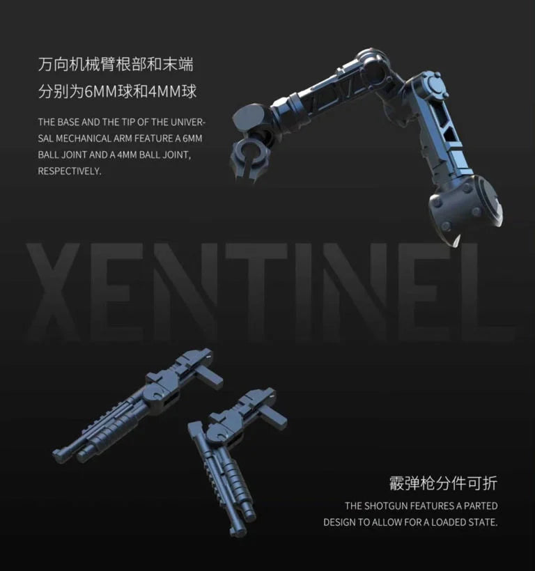3 Min Project Xentinel (Black Ver.) 1/18 Scale Model Kit