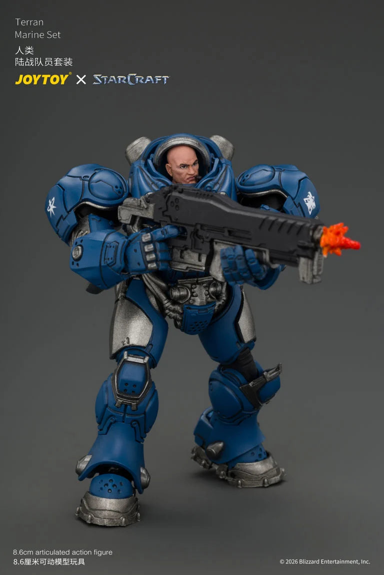 StarCraft Terran Marine 1/25 Scale Action Figure Set
