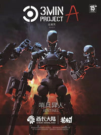 3 Min Project Xentinel (Black Ver.) 1/18 Scale Model Kit