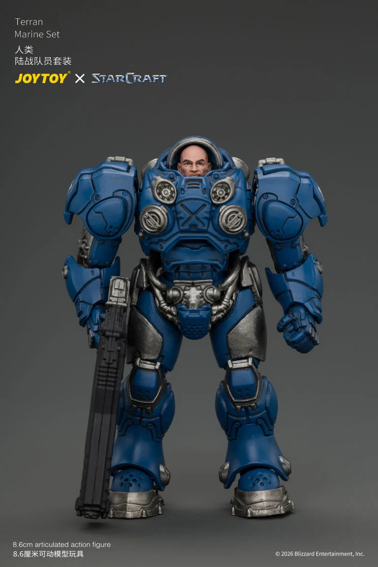 StarCraft Terran Marine 1/25 Scale Action Figure Set