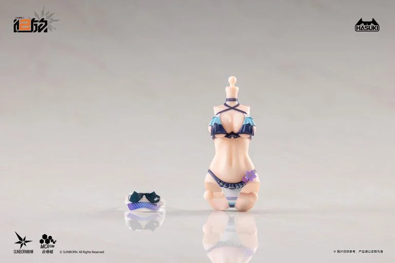 Girls' Frontline 2 Exilium Pocket Art Series Klukai (Cerulean Breaker Ver.) (Deluxe Ver.) 1/12 Scale Action Figure