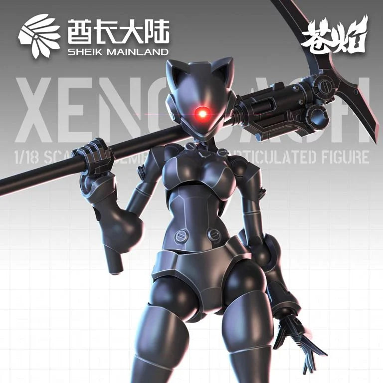 3 Min Project Xenodash (Black Ver.) 1/18 Scale Model Kit