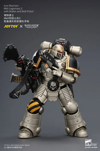 Warhammer The Horus Heresy Iron Warriors MkII Legionary 3 with Bolter and Bolt Pistol 1/18 Scale Action Figure