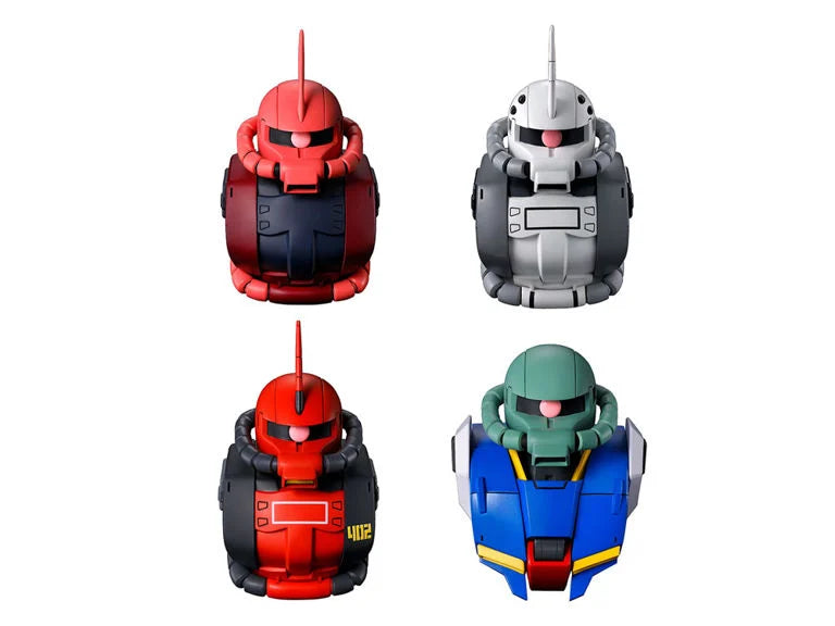 Mobile Suit Gundam Ichibansho Zakka Zaku Head Magnet (Universal Century Saga Interlude) Box of 4 Magnets