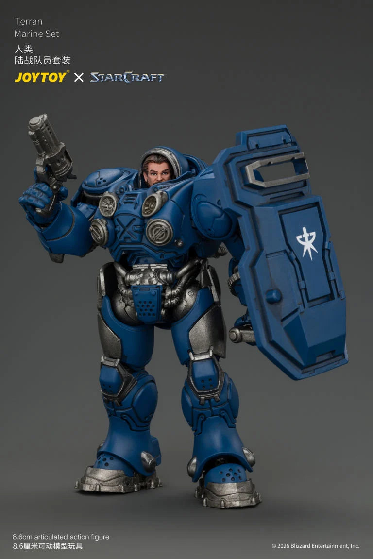 StarCraft Terran Marine 1/25 Scale Action Figure Set