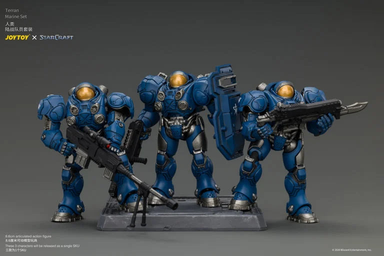 StarCraft Terran Marine 1/25 Scale Action Figure Set