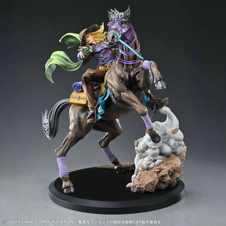 JoJo's Bizarre Adventure Steel Ball Run Chozo Art Collection Gyro Zeppeli & Valkyrie Figure