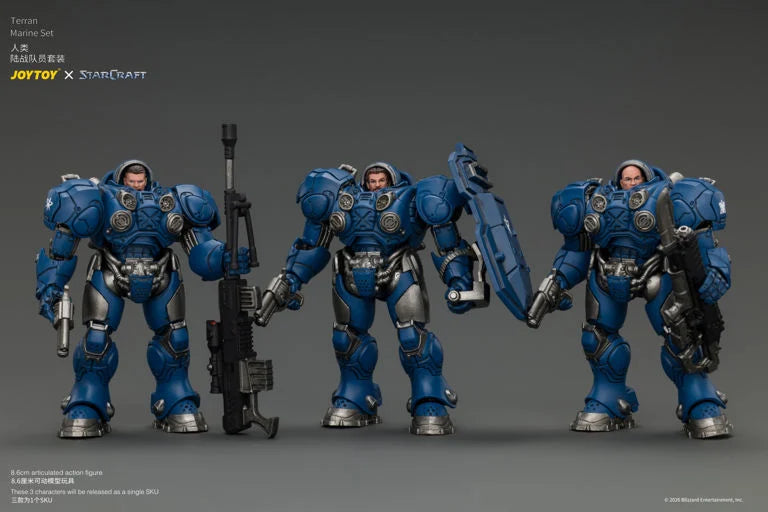 StarCraft Terran Marine 1/25 Scale Action Figure Set