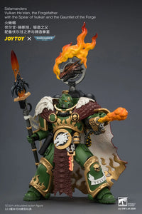 Warhammer 40K Salamanders Vulkan He'Stan The Forgefather 1/18 Scale Action Figure