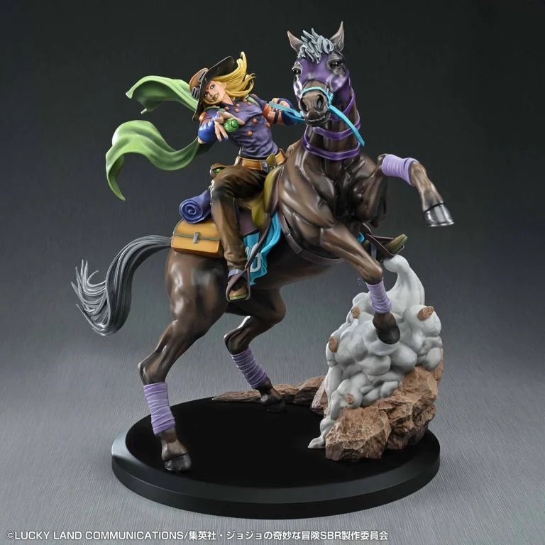 JoJo's Bizarre Adventure Steel Ball Run Chozo Art Collection Gyro Zeppeli & Valkyrie Figure
