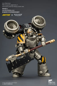 Warhammer The Horus Heresy Iron Warriors MkII Assault Legionary 2 with Bolt Pistol & Heavy Chain Axe 1/18 Scale Action Figure