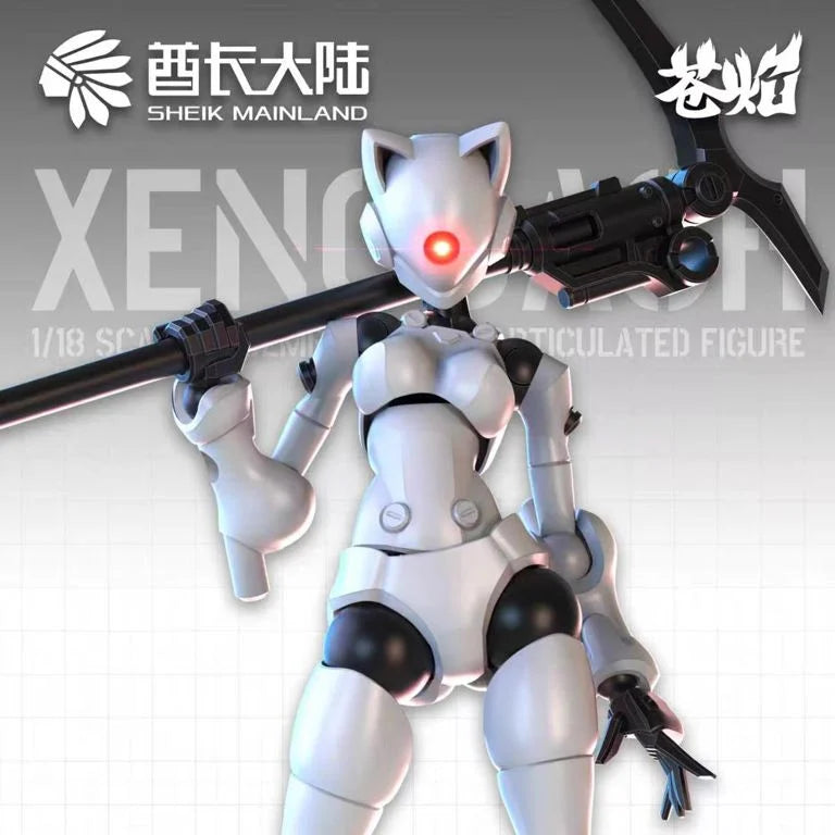 3 Min Project Xenodash (White Ver.) 1/18 Scale Model Kit