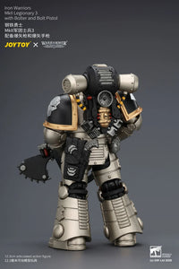 Warhammer The Horus Heresy Iron Warriors MkII Legionary 3 with Bolter and Bolt Pistol 1/18 Scale Action Figure