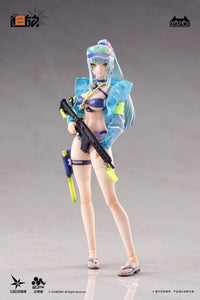 Girls' Frontline 2 Exilium Pocket Art Series Klukai (Cerulean Breaker Ver.) (Deluxe Ver.) 1/12 Scale Action Figure