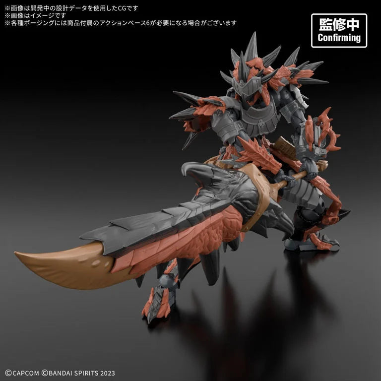 Monster Hunter Wilds 30 Minutes Fantasy Rathalos Armor Model Kit