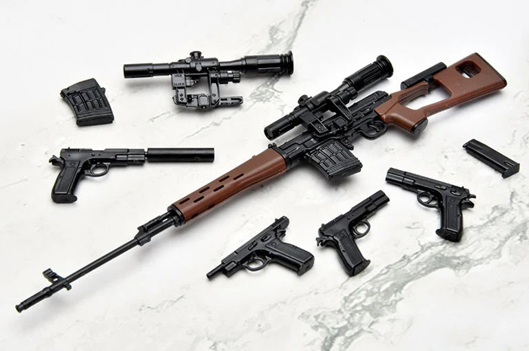 Little Armory x Gunslinger Girl LA-GG02 Rico SVD Cz75 Type 1/12 Scale Accessory Set