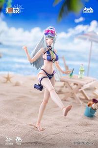 Girls' Frontline 2 Exilium Pocket Art Series Klukai (Cerulean Breaker Ver.) (Deluxe Ver.) 1/12 Scale Action Figure