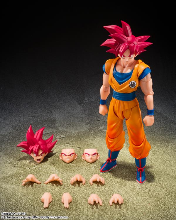Dragon Ball Super S.H.Figuarts Super Saiyan God Goku (God Aura) Action Figure