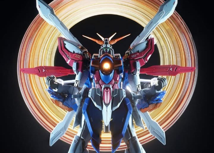 God Gundam Explosive Model Metal Build-style 1/100 scale with metal inner frame