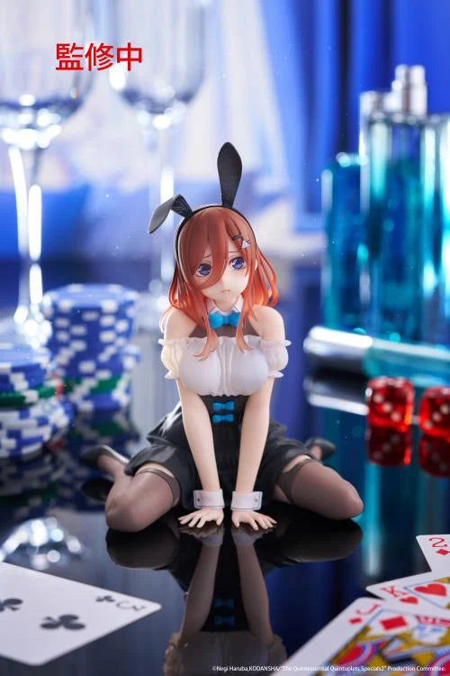 The Quintessential Quintuplets Desktop Cute Miku Nakano (Bunny Ver.) Figure