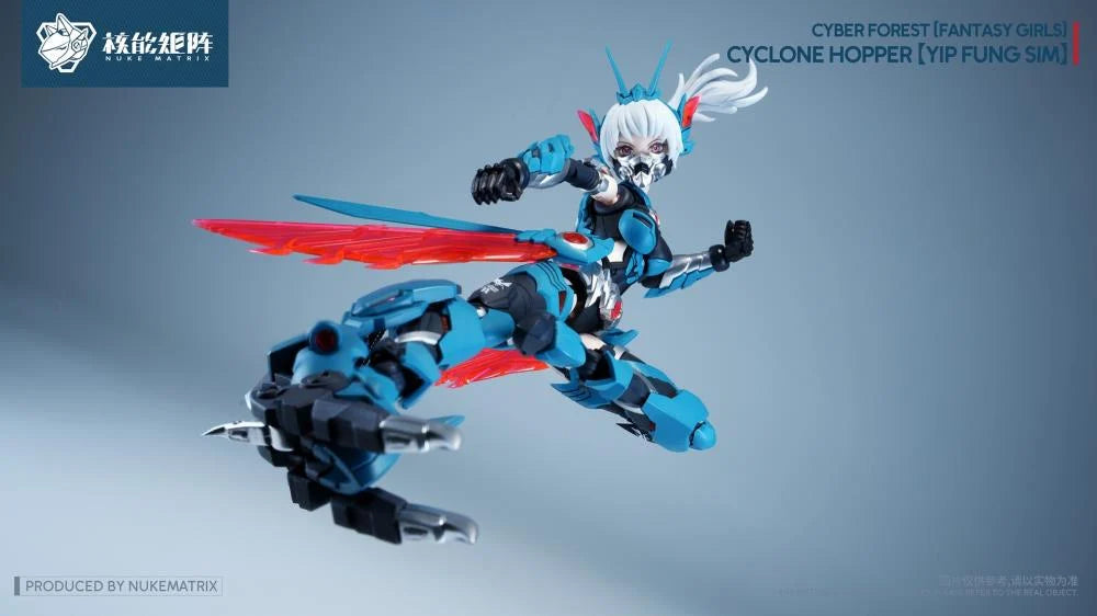 Cyber Forest Fantasy Girls Cyclone Hopper Yip Fung Sim 1/12 Scale Model Kit (With Bonus)