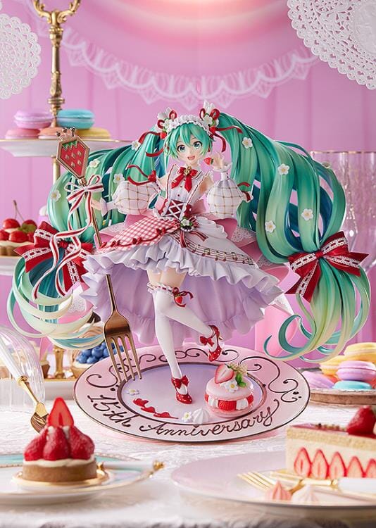 Vocaloid Hatsune Miku Strawberry Motif (15th Anniversary Ver.) 1/7 Scale Figure