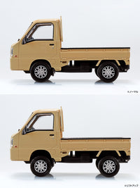 Aoshima 1/32 SNAP KIT #05CU-KI Subaru Sambar Truck Custom Wheels (Khaki)