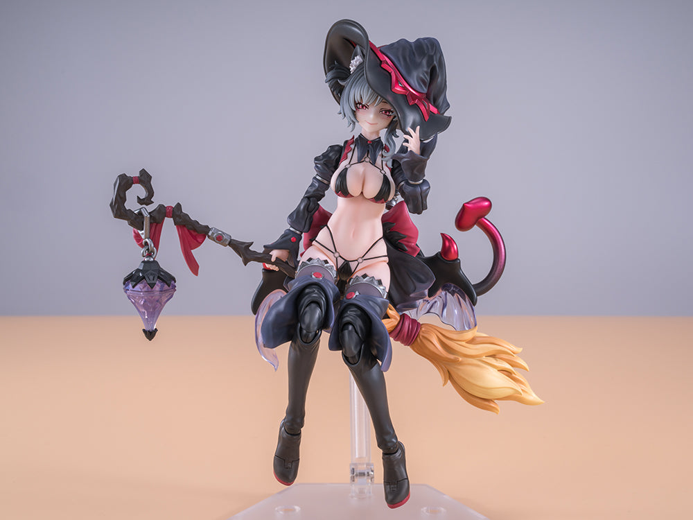 Witch of the Other World Apprentice Witch Hoshikawa Cat (Black Hair Ver.) 1/12 Scale Action Figure