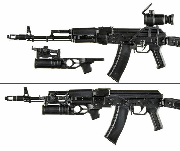 Little Armory LA117 AK74M&GP25 Type 1/12 Scale Accessory Set