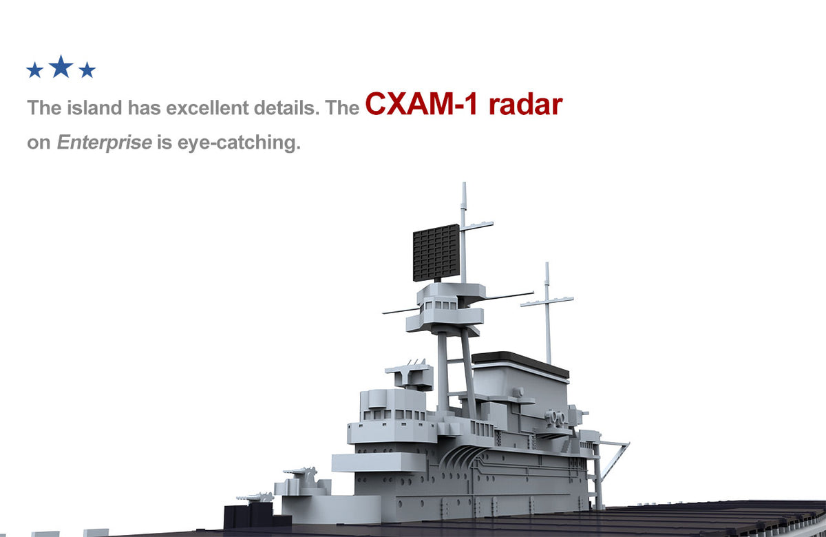 Meng 1/700 US Navy Aircraft Carrier Enterprise (CV-6)