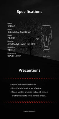 DSPIAE PT-RDB Retractable Dust Brush