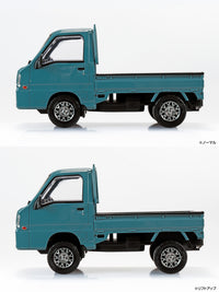 Aoshima 1/32 SNAP KIT #05CU-BG Subaru Sambar Truck Custom Wheels (Blue Gray)