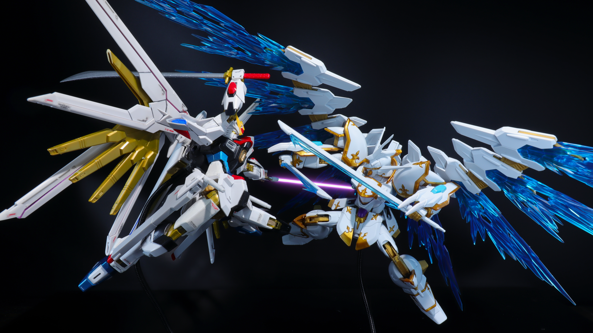 Wing Effects for HG Black Knight Squad Cal-re.A (Blue)
