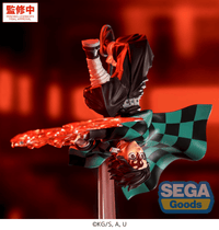 Demon Slayer Kimetsu no Yaiba Luminasta Tanjiro Kamado (Hinokami Kagura Setting Sun Transformation) Figure