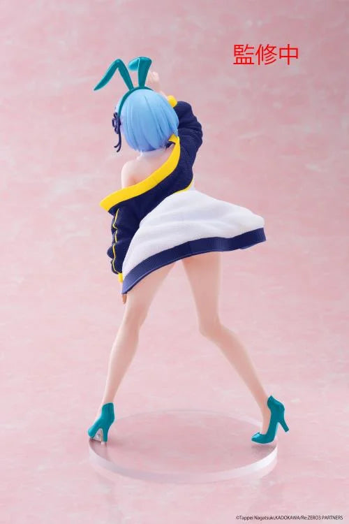 Re Zero Starting Life in Another World Rem (Jacket Bunny Ver.) Coreful Figure (Renewal Edition)