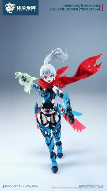 Cyber Forest Fantasy Girls Cyclone Hopper Yip Fung Sim 1/12 Scale Model Kit (With Bonus)
