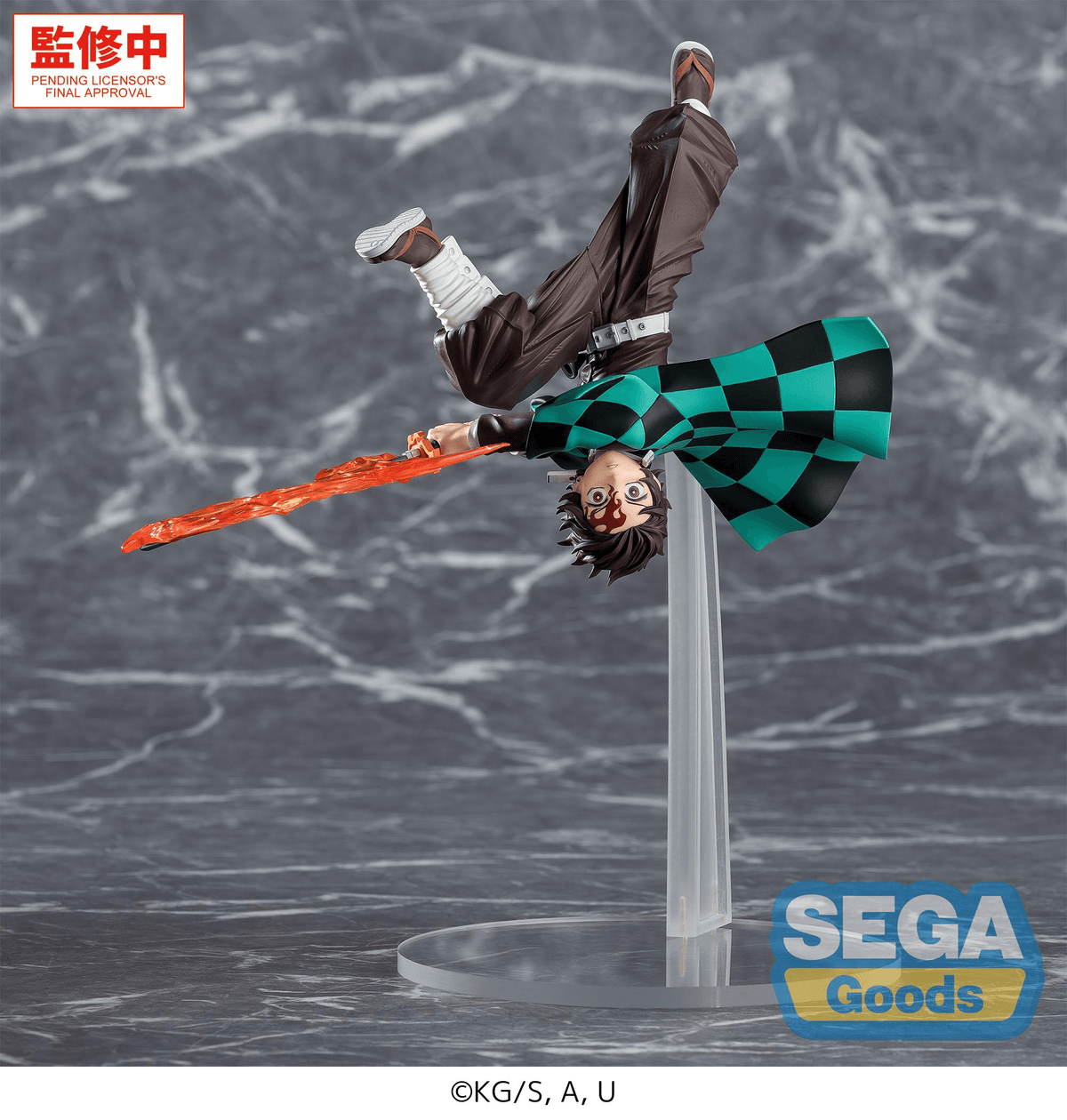 Demon Slayer Kimetsu no Yaiba Luminasta Tanjiro Kamado (Hinokami Kagura Setting Sun Transformation) Figure