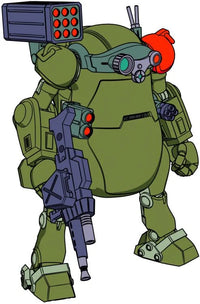 Armored Trooper Votoms x Mechatro WeGo Vol.3 Melquiya Color & Red Shoulder Custom 1/35 Scale Model Kit