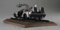 Back to the Future Part III Movie Mecha No.BT-04 Time Machine with Railroad 1/24 Scale Model Kit