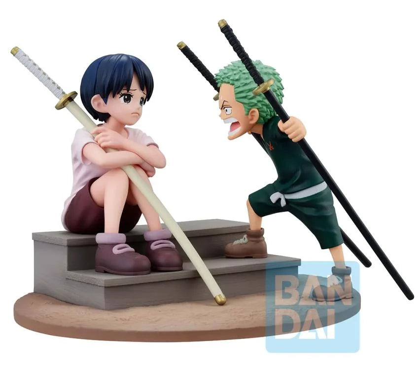 One Piece Ichibansho Revible Moment Roronoa Zoro & Kuina (Road to Dawn) Figure